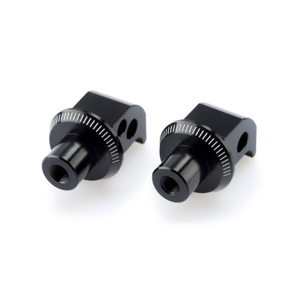 Puig Pillion Footpeg Adaptors Black